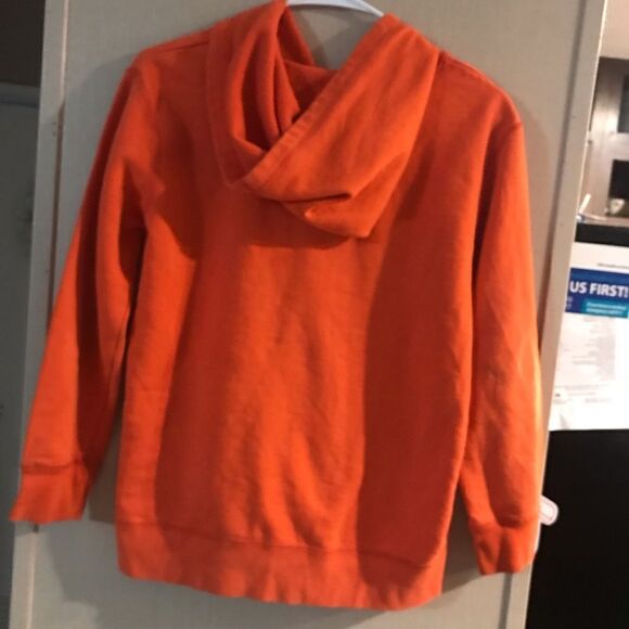 Children’s place boys size large orange hoodie graphic - Picture 3 of 12